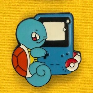 Cute Squirtle Pokemon Enamel Pin